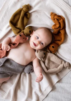 Sale Merino Schmusetuch 'Teddy Tokki' Schmusetücher|Schmusetücher