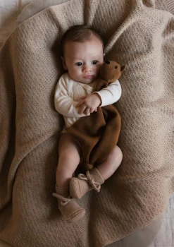 Clearance Merino Schmusetuch 'Teddy Tokki' Schmusetücher|Schmusetücher