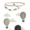 Best Mobile 'Air Balloons/Pennants' Grey Kinder Spieluhren & Mobiles|Spieluhren & Mobiles