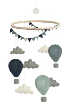 Best Mobile 'Air Balloons/Pennants' Mix Blue Kinder Spieluhren & Mobiles|Spieluhren & Mobiles