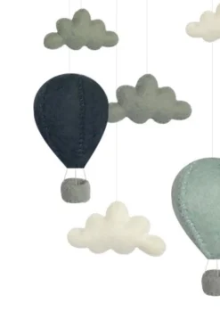 Best Mobile 'Air Balloons/Pennants' Mix Blue Kinder Spieluhren & Mobiles|Spieluhren & Mobiles