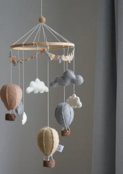 Outlet Mobile 'Air Balloons/Pennants' Beige Kinder Spieluhren & Mobiles|Spieluhren & Mobiles