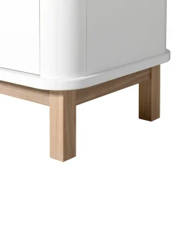 Outlet Multi-Schrank 'Wood' 3-türig weiss / Eiche Kinder Living|Kleiderschränke & Regale