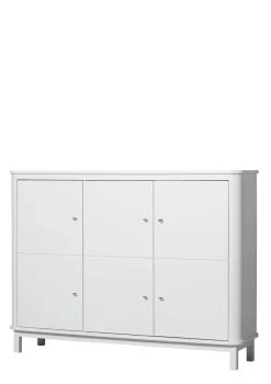 Online Multi-Schrank 'Wood' 3-türig weiss Kinder Living|Kleiderschränke & Regale
