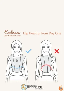 Clearance Neugeborenentrage 'Embrace' Soft Air Mesh Kinder Tragesysteme|Tragesysteme