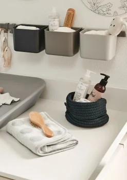 Best Organisationselemente 3 Stck 1 lange Schiene Dusty grey Kinder Badzubehör|Badzubehör