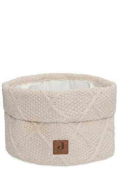 Outlet Pflegekörbchen 'Check Knit' Oatmeal Kinder Badzubehör|Badzubehör