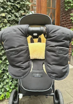 Online Premium Lammfell-Handwärmer midnight black Kinder Schutz-Zubehör Unterwegs|Schutz-Zubehör