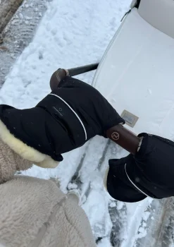 Online Premium Lammfell-Handwärmer midnight black Kinder Schutz-Zubehör Unterwegs|Schutz-Zubehör