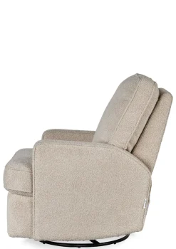 Discount Relax-Sessel 'Swivel & Gliding Recliner' mit manueller Liege-Funktion Teddy Taupe Kinder Stillen & Stillzubehör|Living