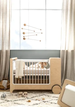 Best Schaukelndes Baby- und Kleinkindbett 120 x 60 cm Kinder Babybetten & Kinderbetten|Babybetten