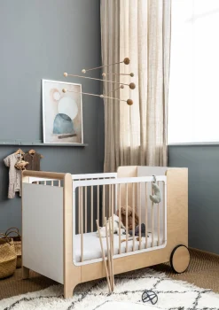 Best Schaukelndes Baby- und Kleinkindbett 120 x 60 cm Kinder Babybetten & Kinderbetten|Babybetten