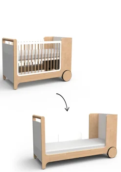 Best Schaukelndes Baby- und Kleinkindbett 120 x 60 cm Kinder Babybetten & Kinderbetten|Babybetten