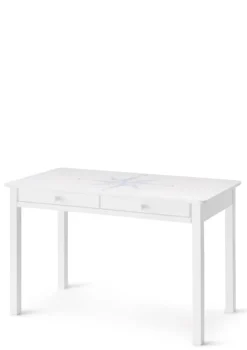 Schreibtisch hoch weiß handbemalt Kinder Schreibtische