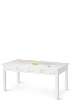 Online Schreibtisch niedrig weiß handbemalt Kinder Schreibtische