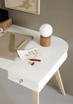 Outlet Schreibtisch 'Wood' 72,6 cm Weiß/Eiche Kinder Jugendzimmer|Jugendzimmer