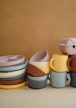 Online Silikon Schüssel mit Saugnapf Kinder Kindergeschirr & Besteck