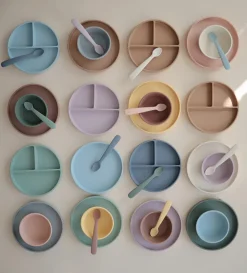 Discount Silikon Teller mit Saugnapf Kinder Kindergeschirr & Besteck