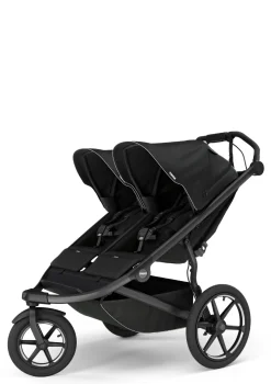 Hot Sportwagen 'Urban Glide 3 Double' Black Kinder Kinderwagen|Kinderwagen-Sets