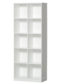 Online Standregal 'Wood' vertikal 2 x 5 / weiß mit Sockel Kinder Living|Jugendzimmer