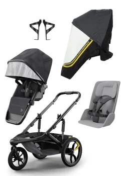 Sale Switchback Switch&Jog Sport-Set dunkelgrau / schwarz Kinder Kinderwagen|Sportwagen & Jogger