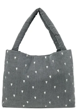 New Tasche 'Grey Denim Mom-Bag' Hearts Kinder Taschen & Rucksäcke|Wickeltaschen & Wickelrucksäcke
