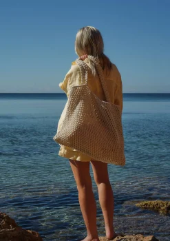 Outlet Tasche 'Macrame Mom-Bag' Natural Kinder Taschen & Rucksäcke|Wickeltaschen & Wickelrucksäcke