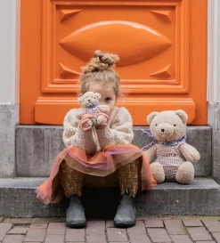 Teddybär Kuscheltier Wollweiß groß Kuscheltiere