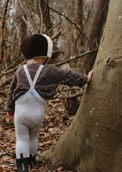 Clearance Teddy-Strumpfhose mit Trägern mit Fuß Alle Accessoires|Strumpfhosen & Socken