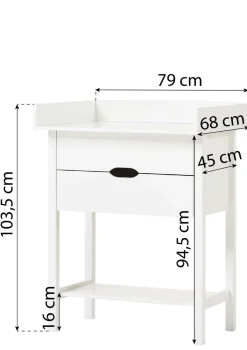 Clearance 3-teiliges Babyzimmer-Set 'ANTON & ISABELLA' Kinder Wickelkommoden & Wickeltische|Wickelkommoden & Wickeltische
