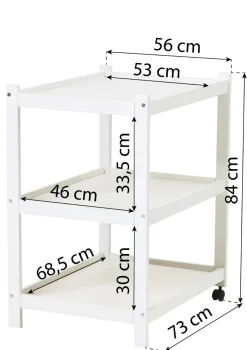 Hot 3-teiliges Babyzimmer-Set 'ANTON & IDA-MARIE' Kinder Wickelkommoden & Wickeltische|Wickelkommoden & Wickeltische