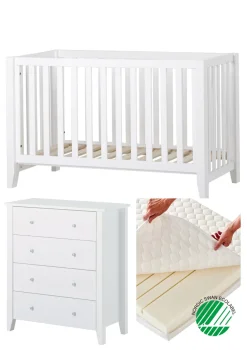 Clearance 3-teiliges Babyzimmer-Set 'ANTON & CHRISTIAN' Kinder Wickelkommoden & Wickeltische|Wickelkommoden & Wickeltische