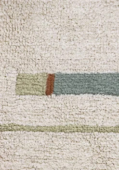 Sale Teppich 'Lanes Vintage' Blue waschbar 130 x 90 cm Kinder Spielmatten & Spieldecken