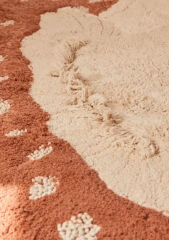 Online Teppich mit Pilz-Motiv 'Boletus' waschbar 120 x 120 cm Kinder Spielmatten & Spieldecken