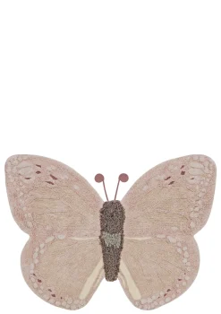 Best Teppich mit Tiermotiv 'Butterfly' waschbar 120 x 90 cm Kinder Spielmatten & Spieldecken