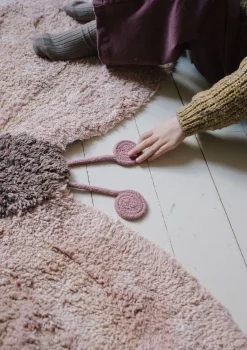 Best Teppich mit Tiermotiv 'Butterfly' waschbar 120 x 90 cm Kinder Spielmatten & Spieldecken