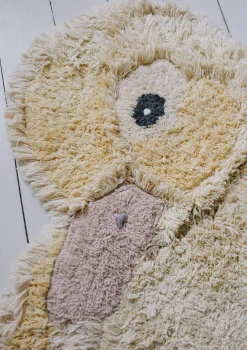 New Teppich mit Tiermotiv 'Ducky' waschbar 120 x 95 cm Kinder Spielmatten & Spieldecken