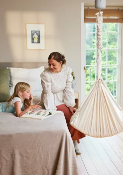 Sale 2-tlg. Federwiegen-Set 'Basic' Natur Kinder Beistellbetten & Babywiegen|Beistellbettchen & Babywiegen