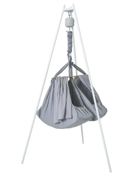 Best 3-tlg. Federwiegen-Set 'Premium' für Zwillinge Grau Kinder Beistellbetten & Babywiegen|Beistellbettchen & Babywiegen