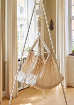 Sale 3-tlg. Federwiegen-Set 'Premium' für Zwillinge Natur Kinder Beistellbetten & Babywiegen|Beistellbettchen & Babywiegen