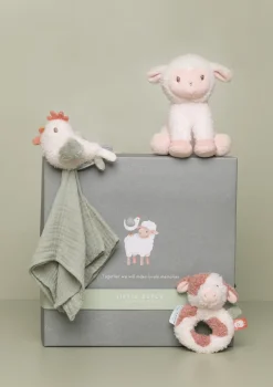 New 3-tlg. Geschenkset 'Little Farm' Spielzeug|Rasseln & Greiflinge