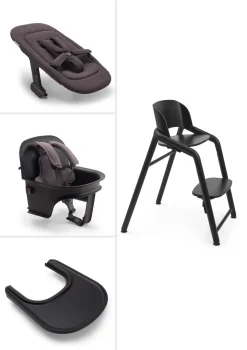 Ultimatives Hochstuhl-Set 'Giraffe' Schwarz Kinder Kinderstühle & Kindertische|Hochstühle