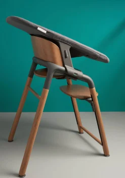 Hot Ultimatives Hochstuhl-Set 'Giraffe' warmes Holz / Grau Kinder Kinderstühle & Kindertische|Hochstühle