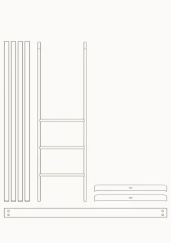 Best Umbauset für 'Wood Mini+' Babybett inkl. Junior-Erweiterung zum halbhohen Hochbett Kinder Hochbetten & Etagenbetten|Babybetten & Kinderbetten