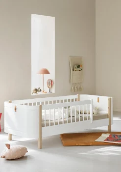 Outlet Umbauset für 'Wood Mini+' halbhohes Hochbett zum Juniorbett Weiß / Eiche Kinder Hochbetten & Etagenbetten|Babybetten & Kinderbetten