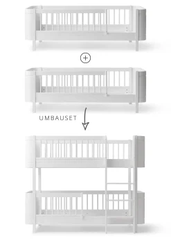 Sale Umbauset für 'Wood Mini+' zwei Juniorbetten zum halbhohen Etagenbett Kinder Babybetten & Kinderbetten|Babybetten