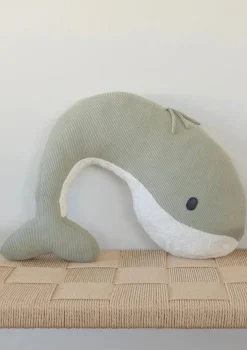 Sale Wal Stillkissen 'Whale Momo' Eukalyptus grün Stillen & Stillzubehör|Stillkissen