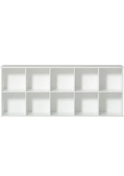 New Wandregal 'Wood' horizontal 5x2 weiß Kinder Living|Wanddekoration