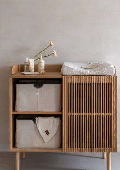 Outlet (Wickel-)Kommode 'Hai No Ki' Natural Ash Kinder Jugendzimmer|Jugendzimmer