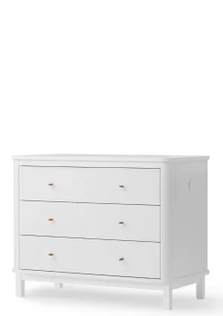 Hot (Wickel-)Kommode 'Wood' 3 Schubladen Kinder Jugendzimmer|Jugendzimmer